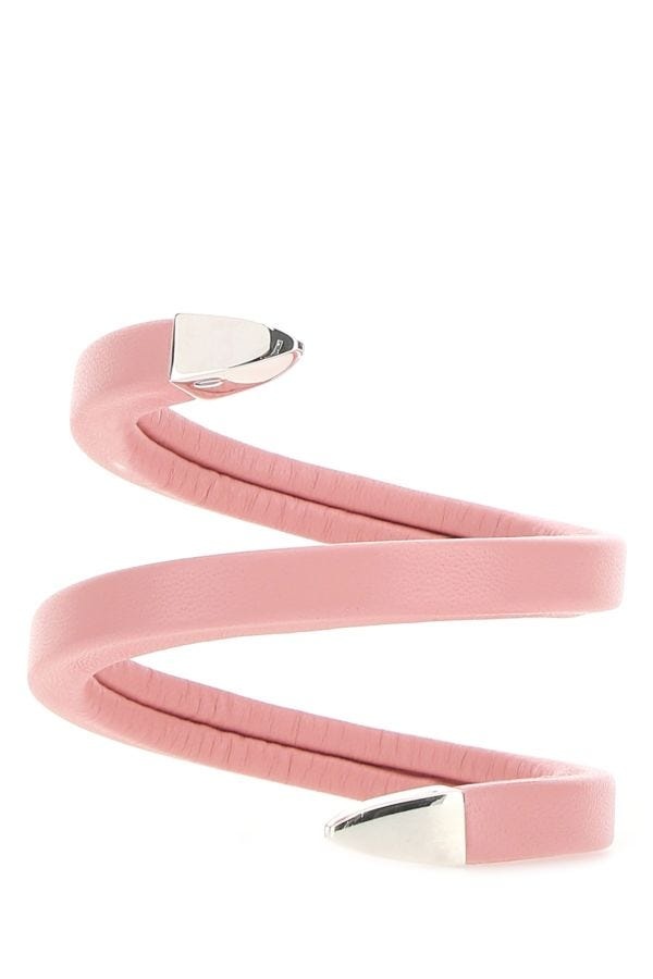 BOTTEGA VENETA WOMAN Pink Nappa Leather Bracelet - 1