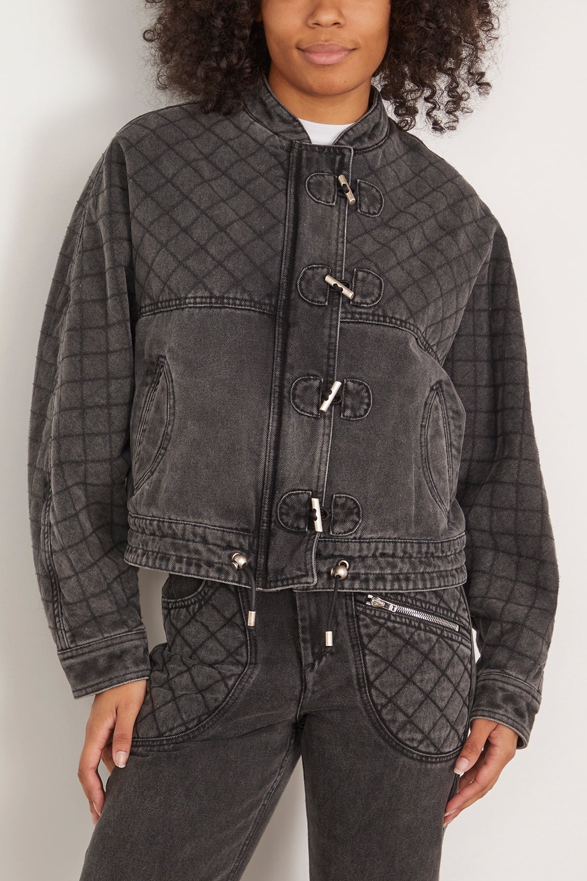 Celiany Jacket in Dark Grey - 3