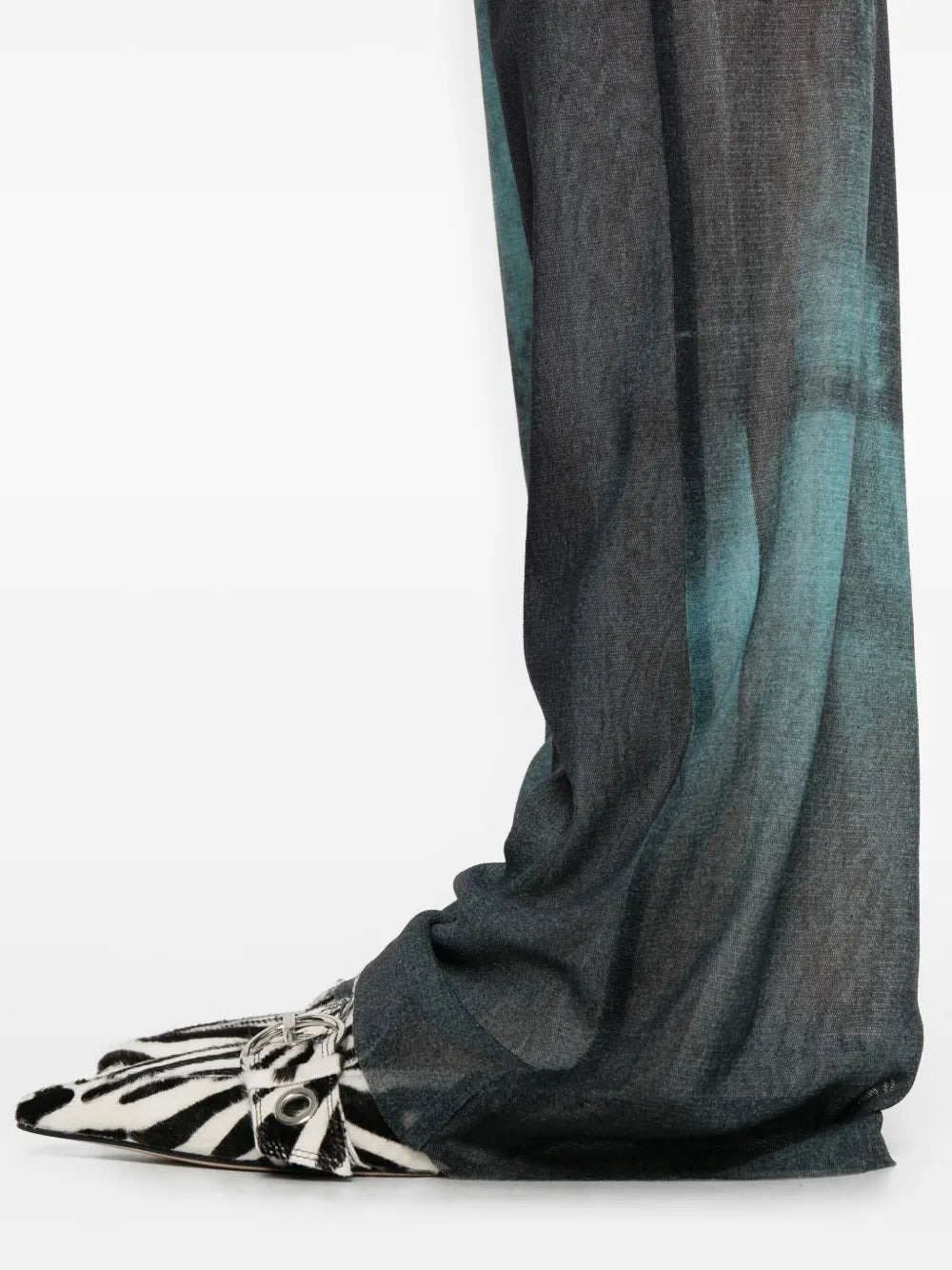 Abstract Print Pants - 5