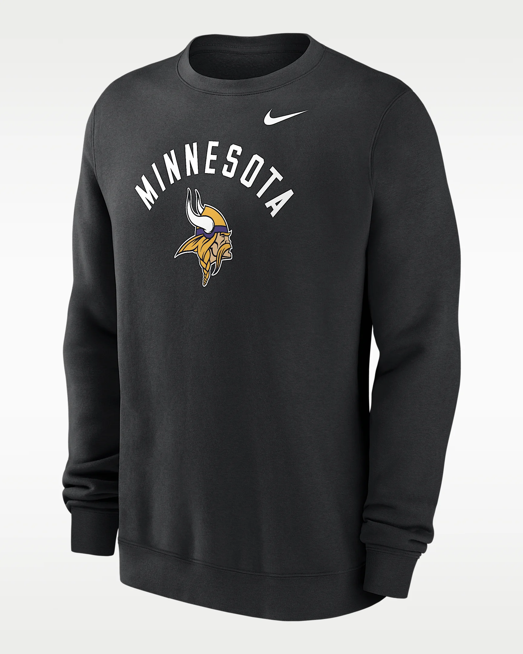 Minnesota Vikings Club Men's Nike NFL Pullover Crew - 1