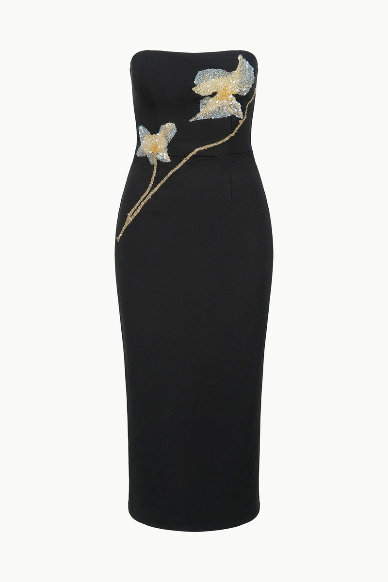 white embroidered dress long Elizabeth Embroidered Maxi White Dress - Restocked main image 1