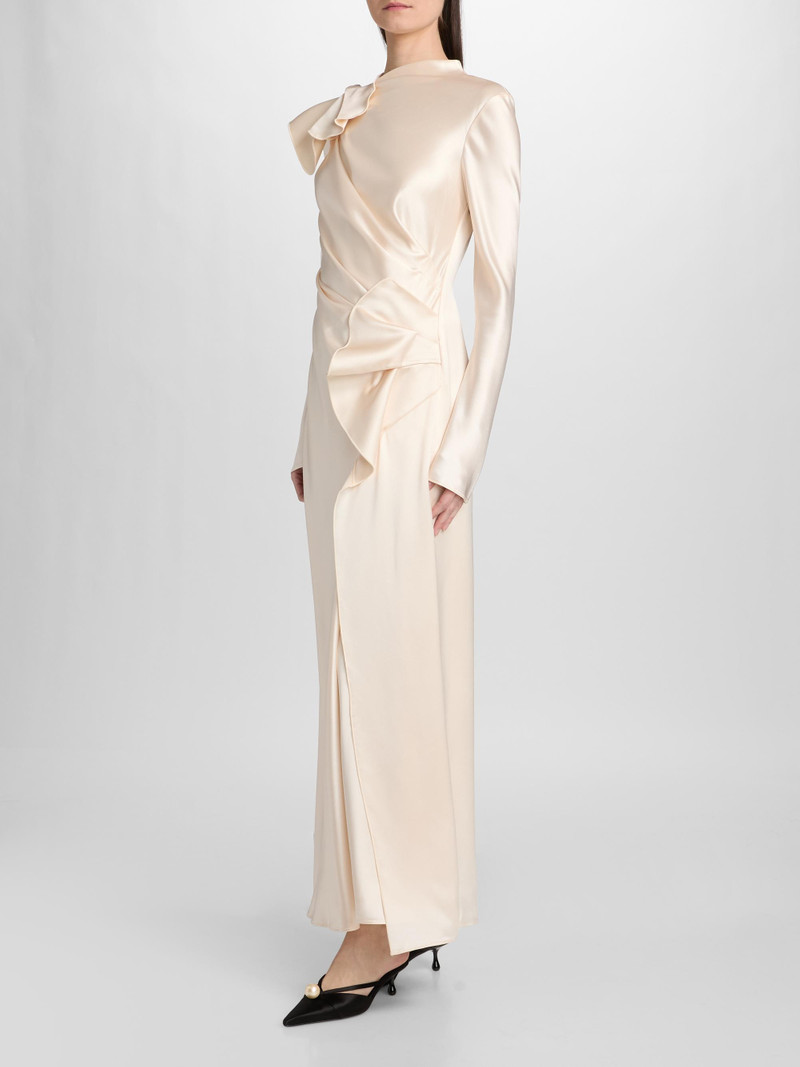 Women's Forever Young Ruffled Ramwark Maxi Dress - Pearl 4