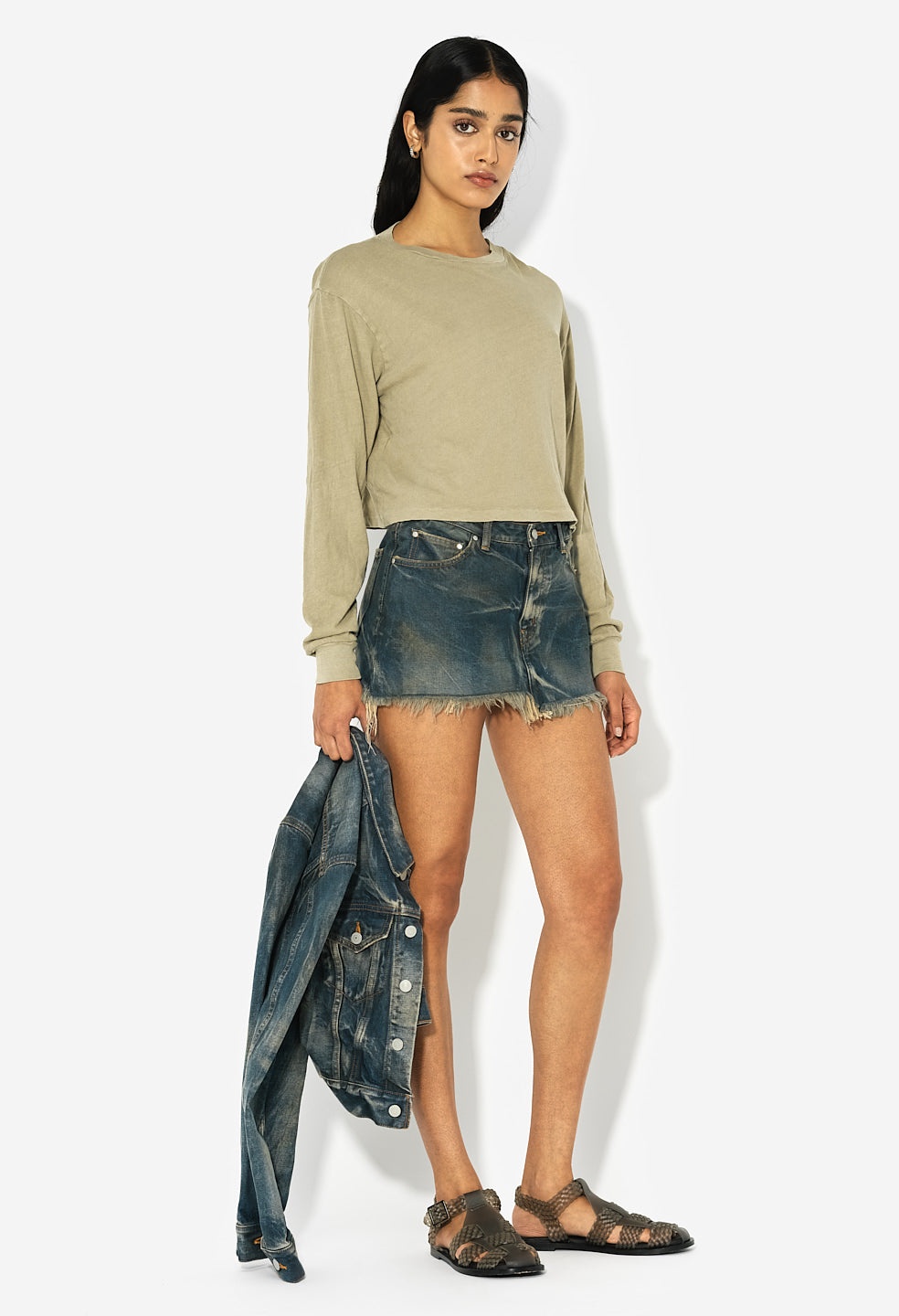 JERSEY LS CROPPED TEE - 3