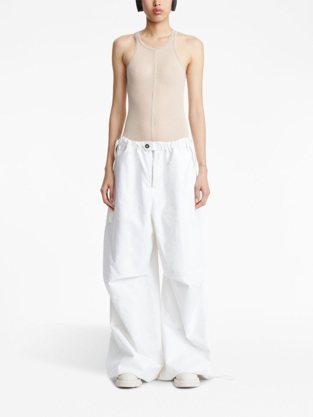 round-neck sleeveless tank top - 2