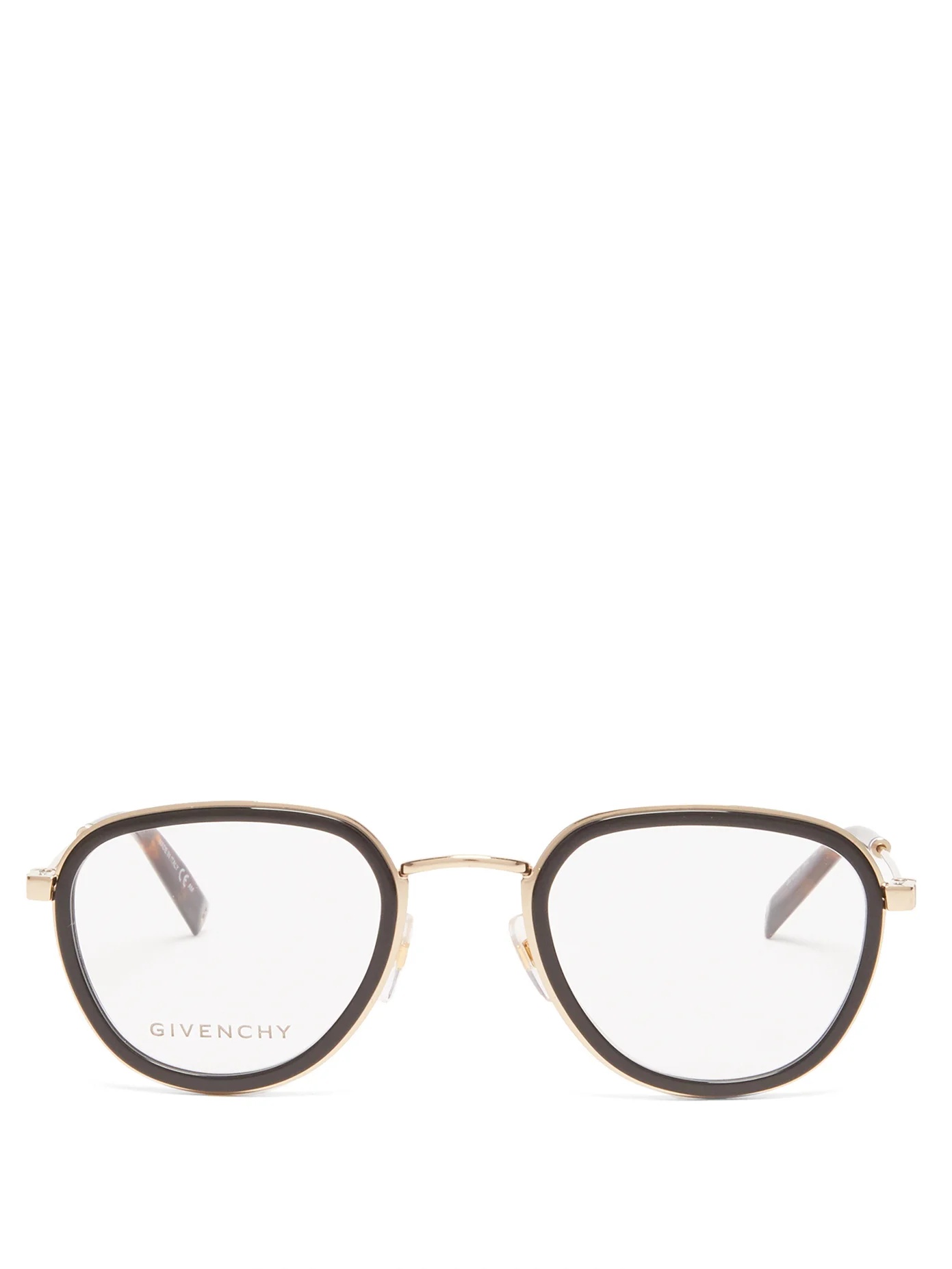 Round metal and acetate glasses - 1