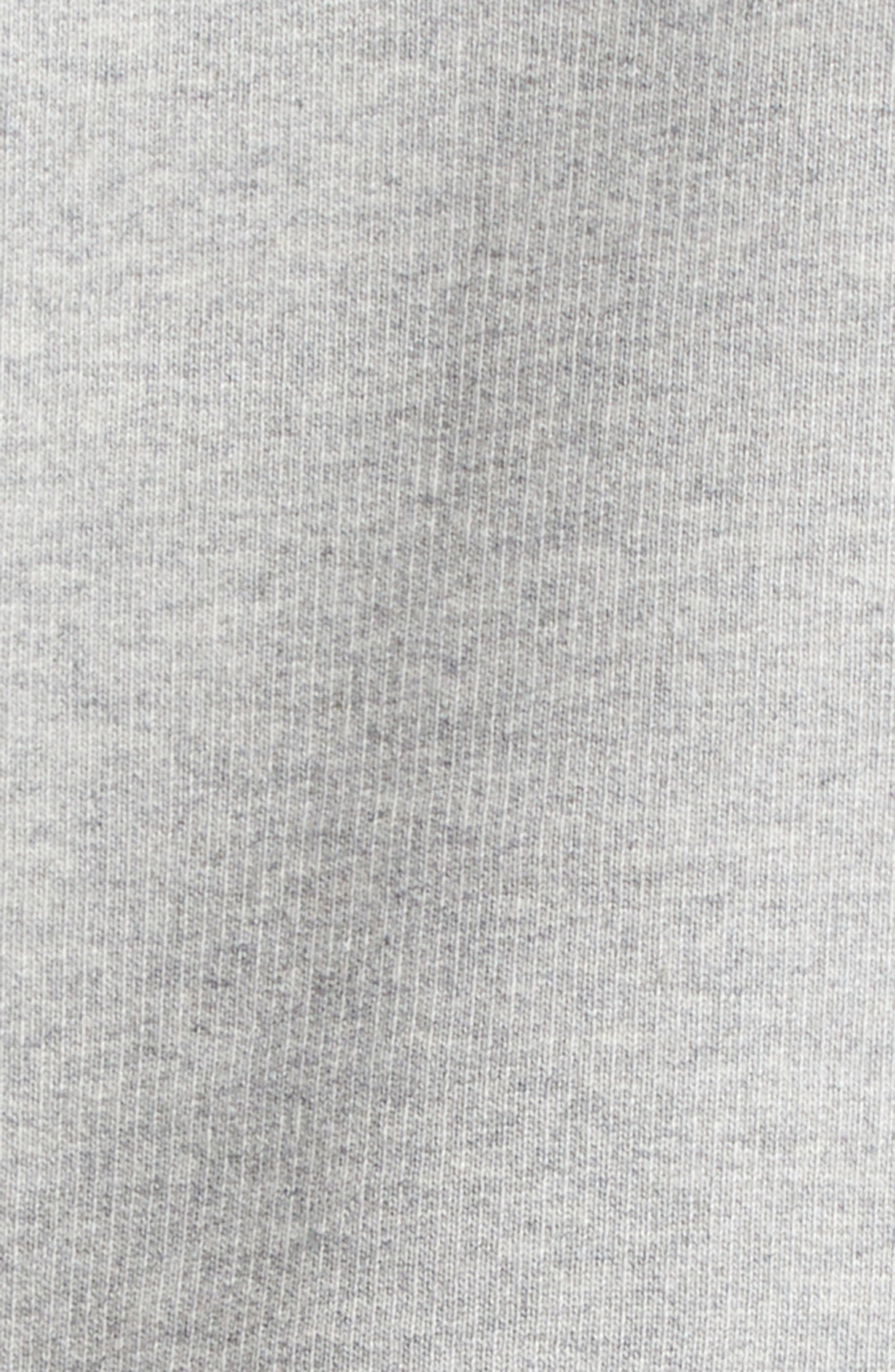 Moncler Monduck Mascot Patch Sweatshirt in Extra Light Gray Melange at Nordstrom - 6