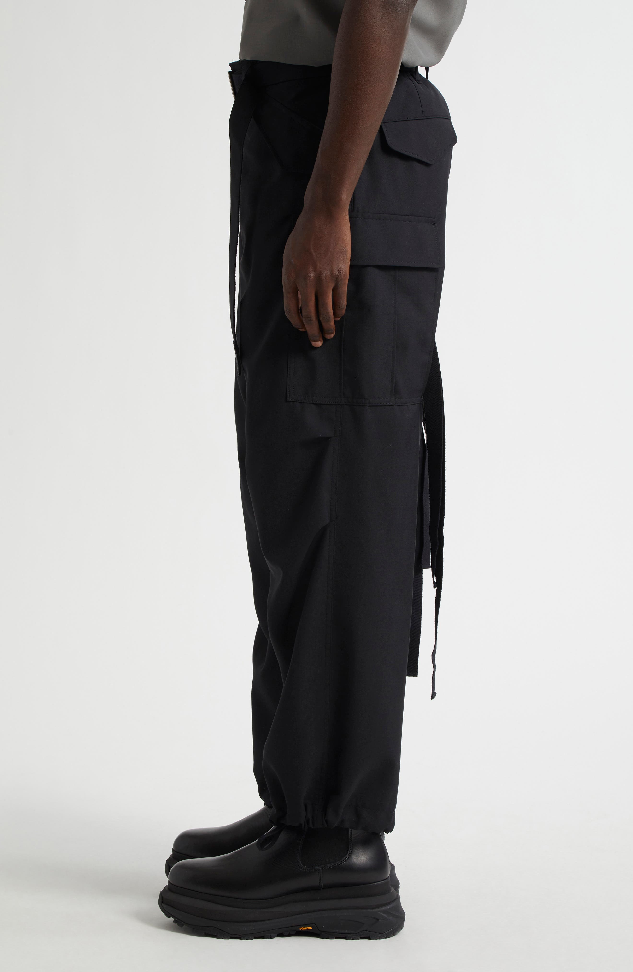 Sacai Cargo Pants in Black 001 at Nordstrom - 4