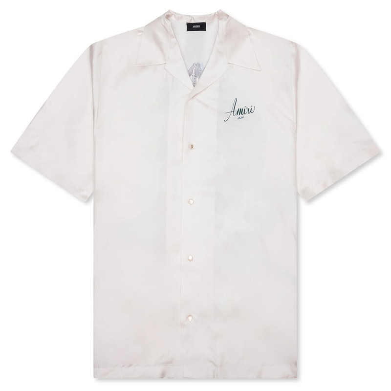Hotel Bowling Shirt Alabaster 1