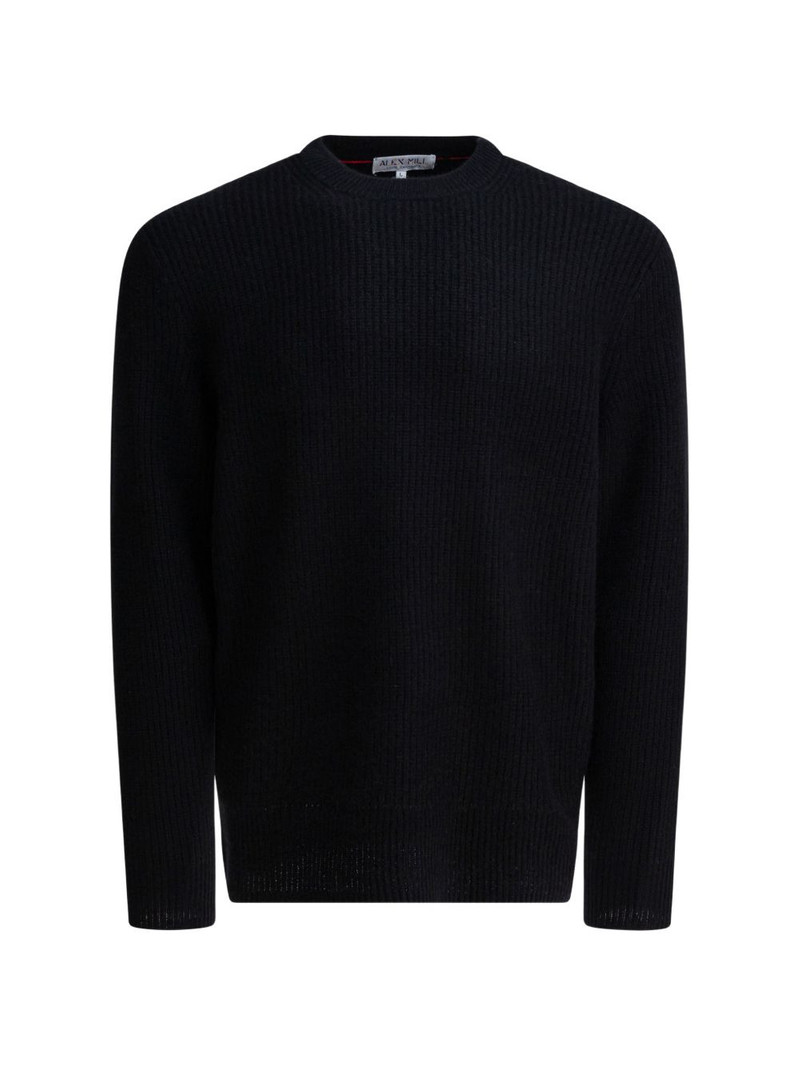 ribbed crew neck sweater 1