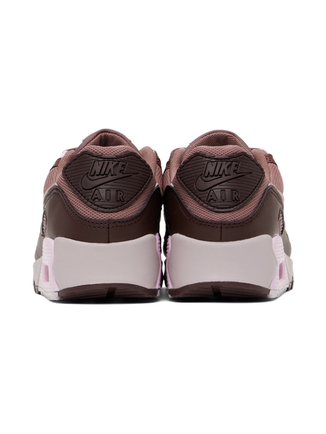 Burgundy & Pink Air Max 90 Sneakers - 2