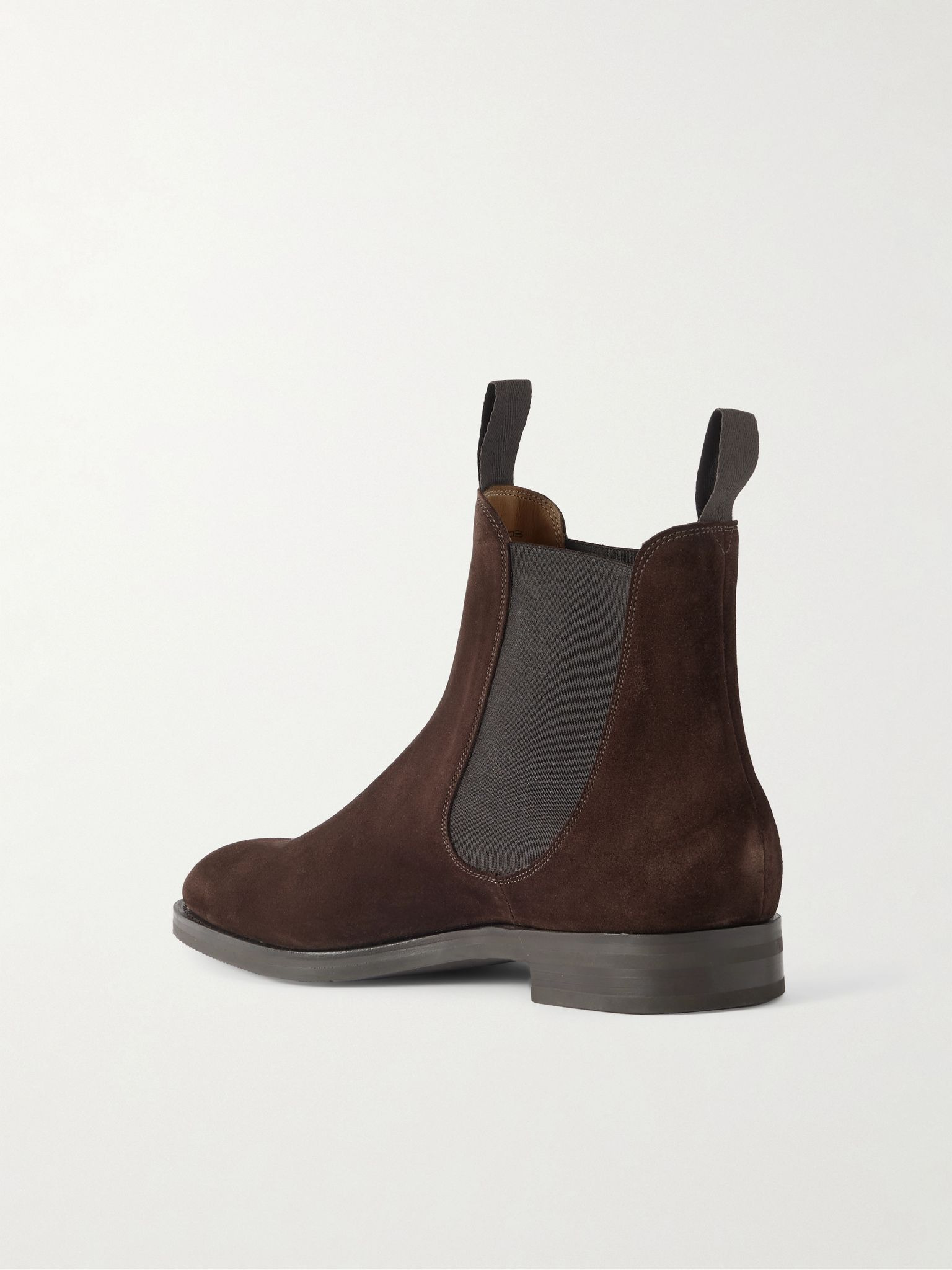 Newmarket Suede Chelsea Boots Dark brown - 4