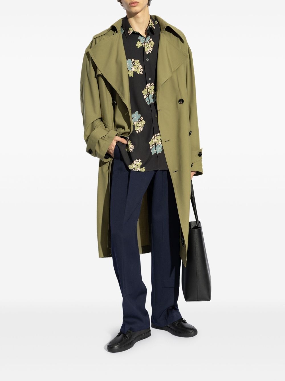 floral-print shirt - 2
