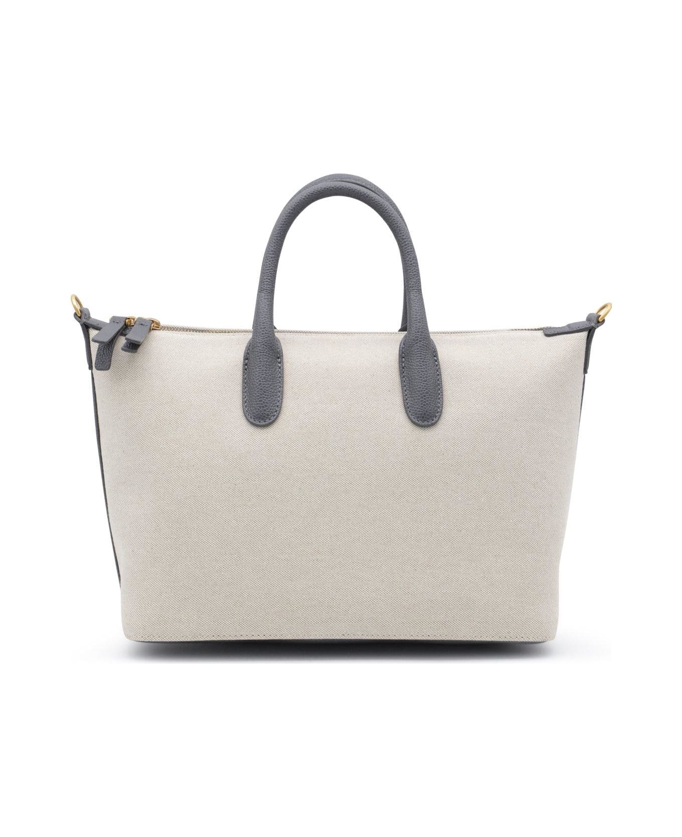 Logo Printed Zipped Tote Bag - 2