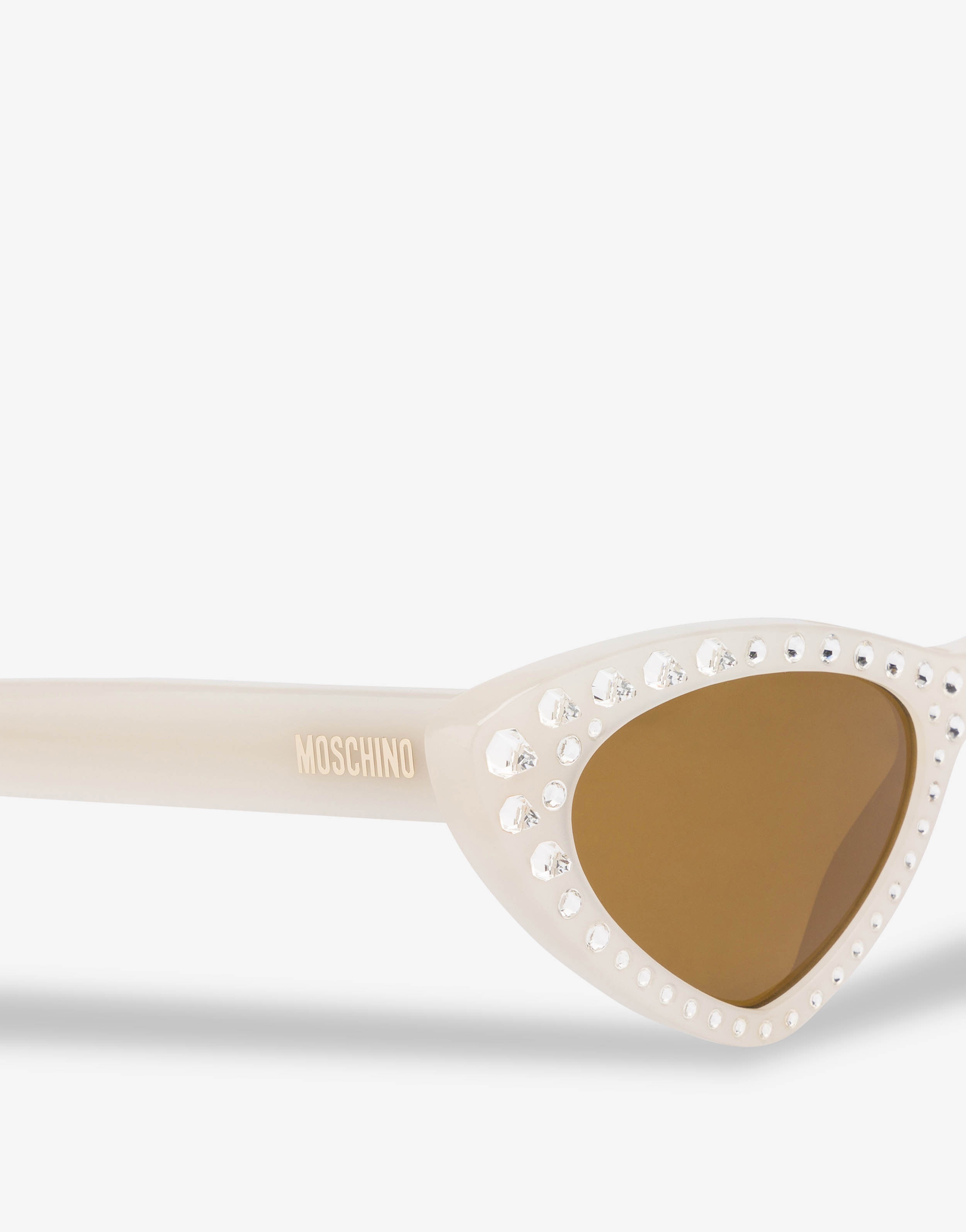 CAT EYE SUNGLASSES WITH RHINESTONES - 3