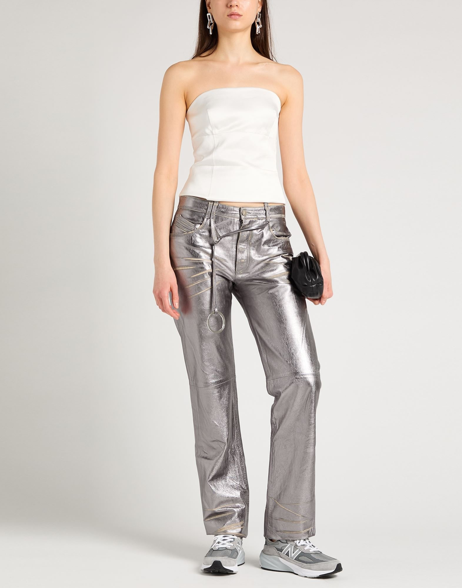 Silver Women's Casual Pants - 3