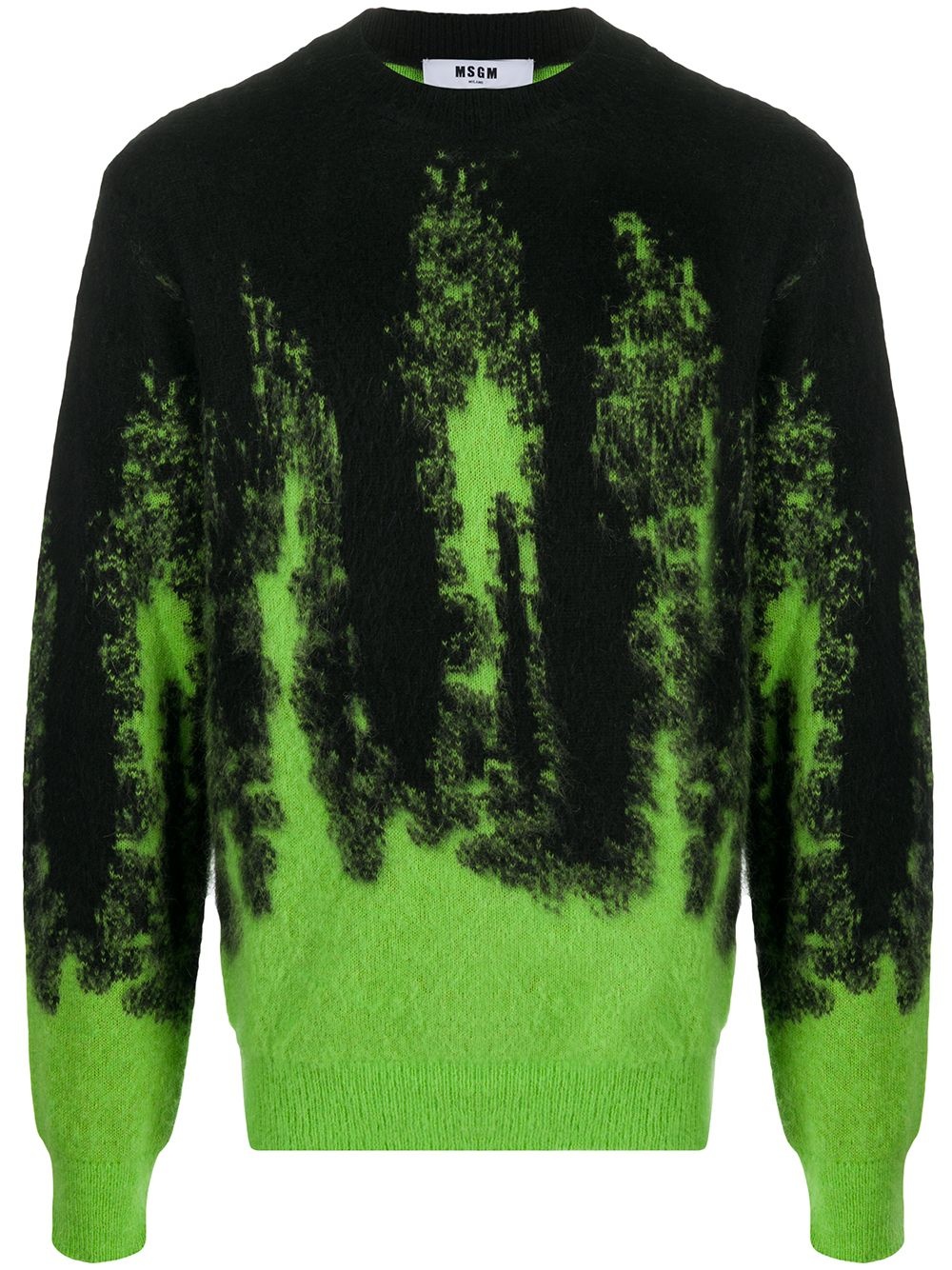 tie-dye-effect jumper - 1