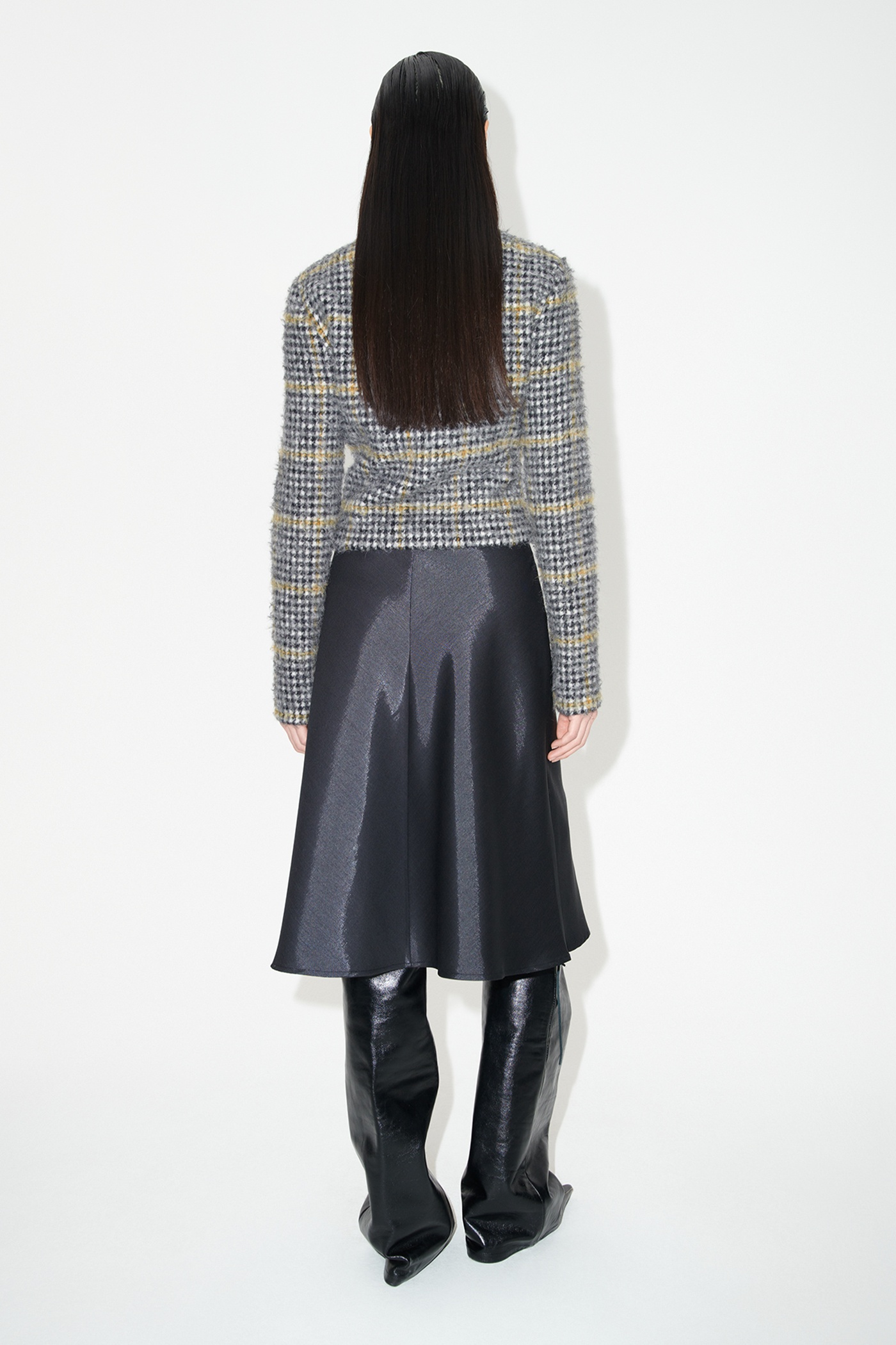 Curtain Skirt Black Mnemonic Wool - 5