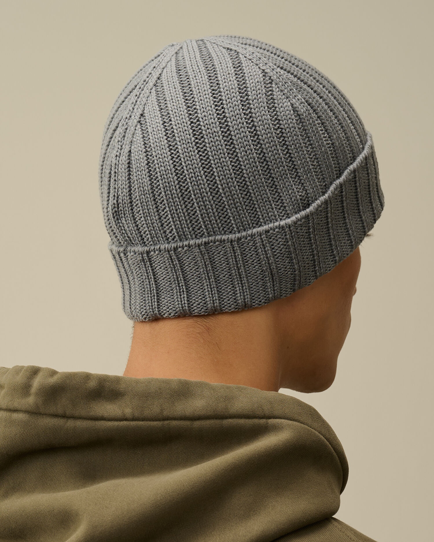 Extra Fine Merino Wool Logo Beanie - 3