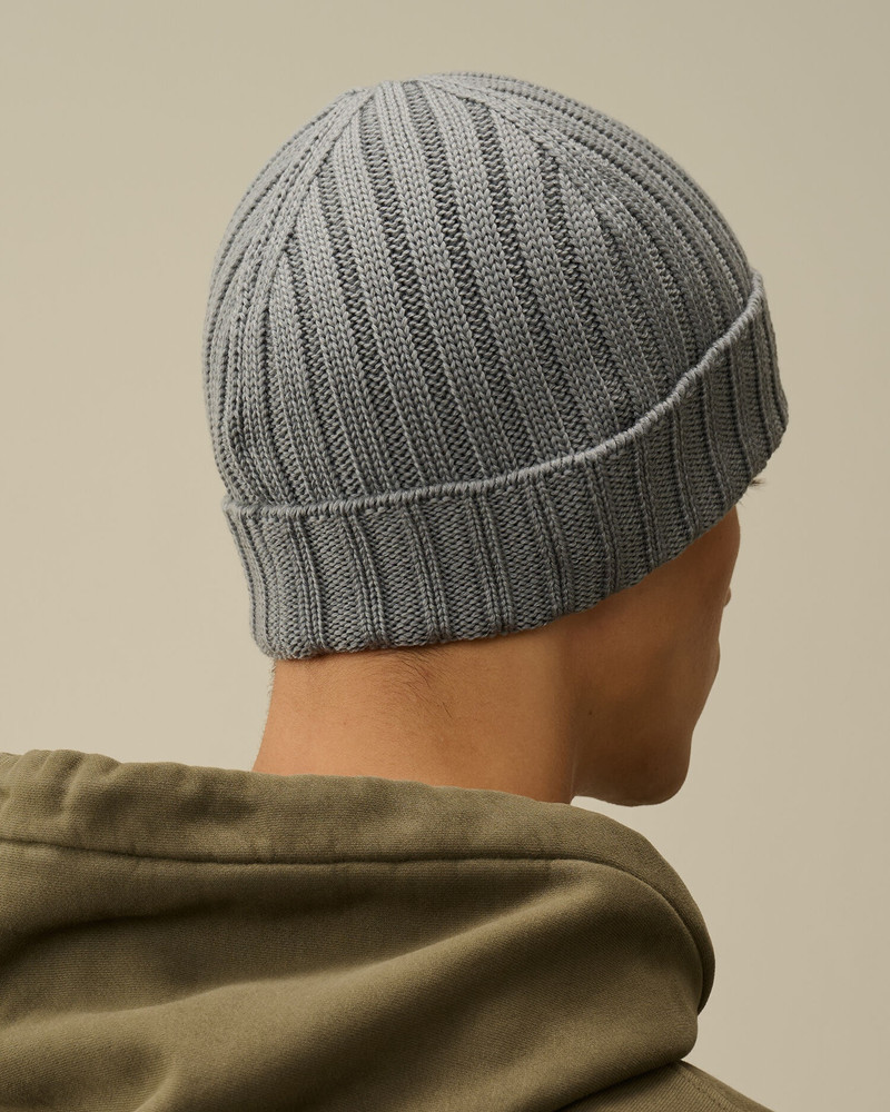 Extra Fine Merino Wool Logo Beanie 3
