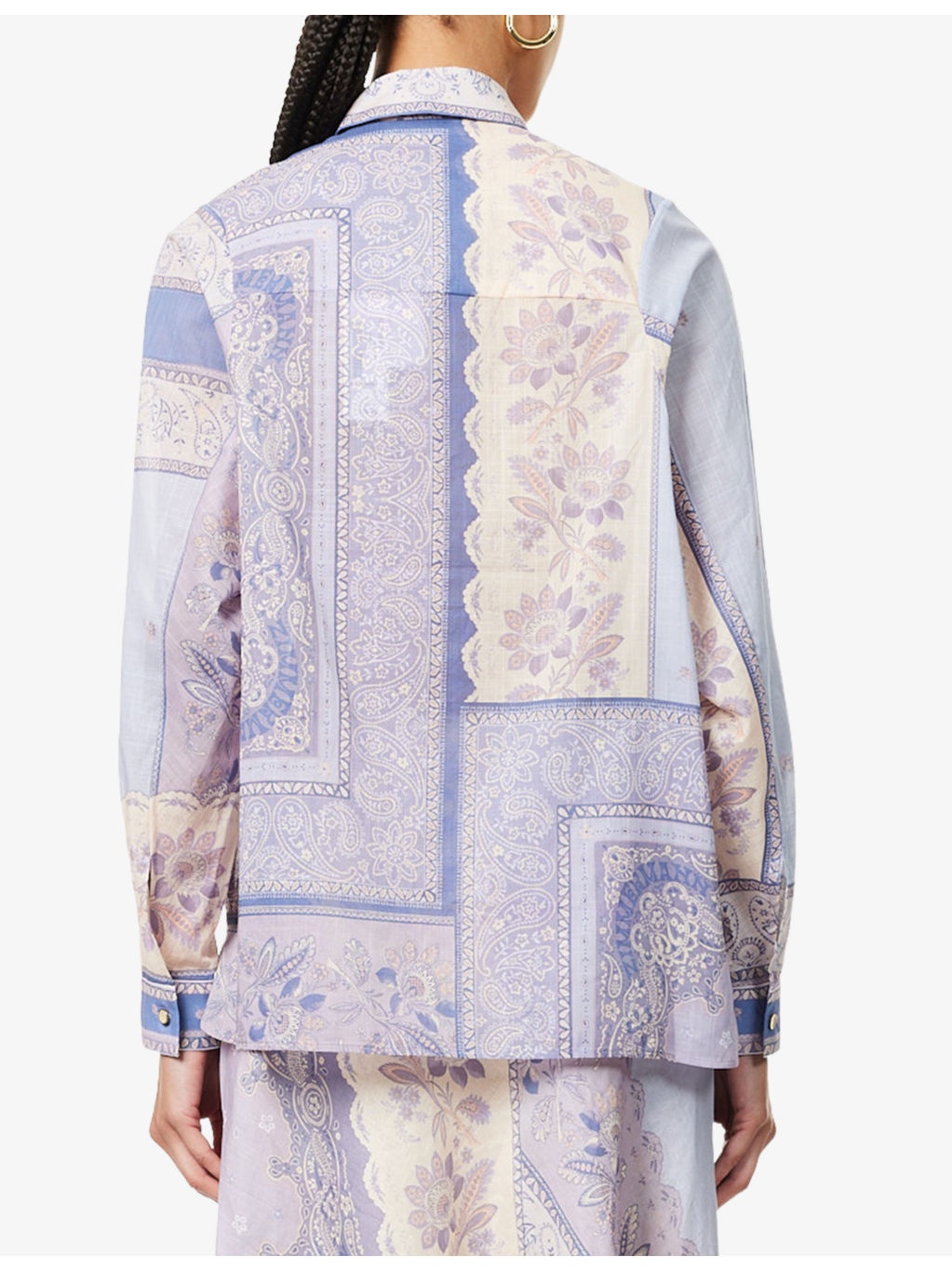 Lucky Bandana-Print Cotton Shirt - 4