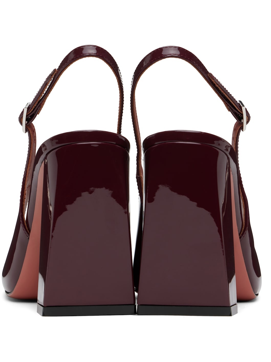 Burgundy Sling 95 Heels - 2