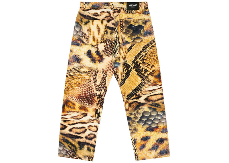 PALACE Palace Animal Print Jean Yellow outlook