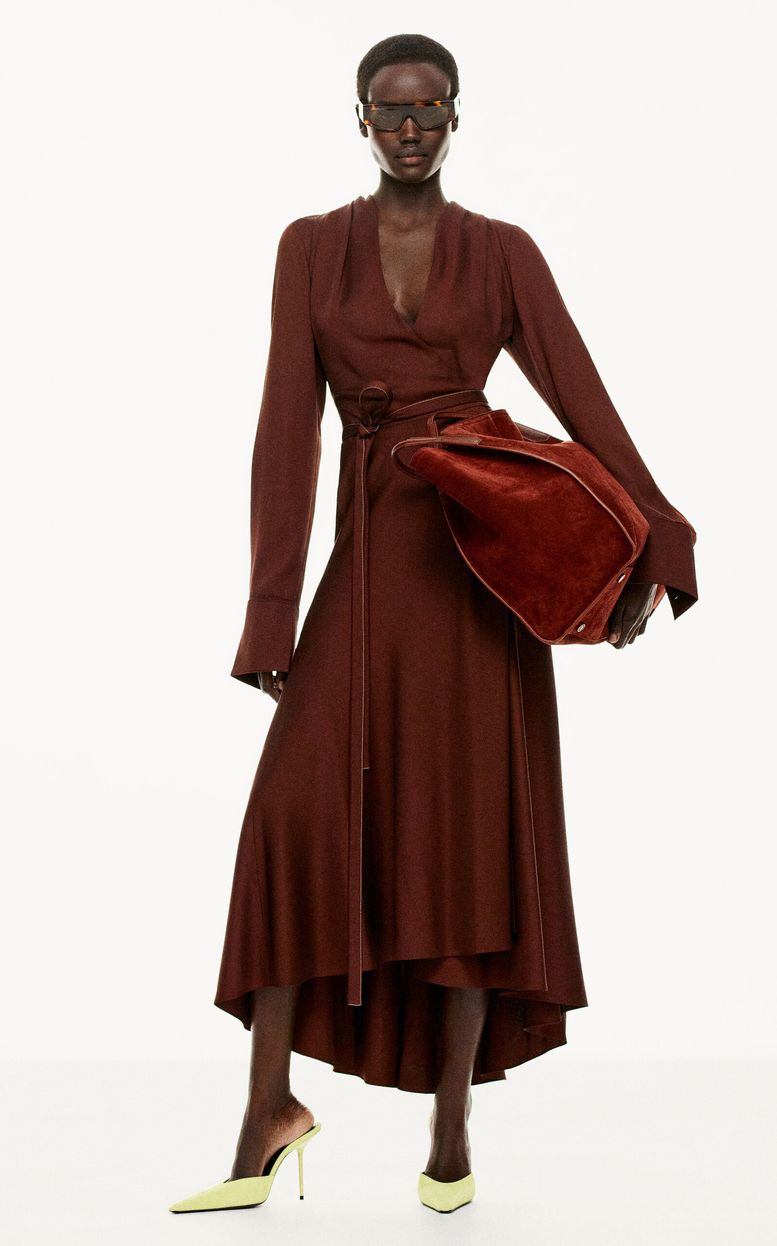 Victoria Suede Tote Bag brown - 2