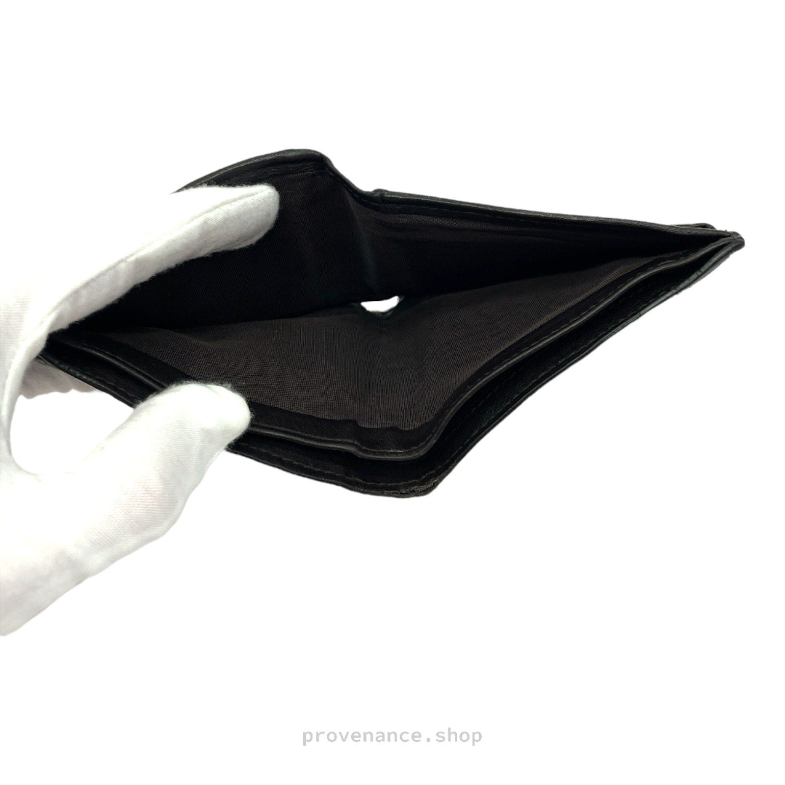 Gucci GG Bifold Wallet - Dark Chocolate Guccissima - 7