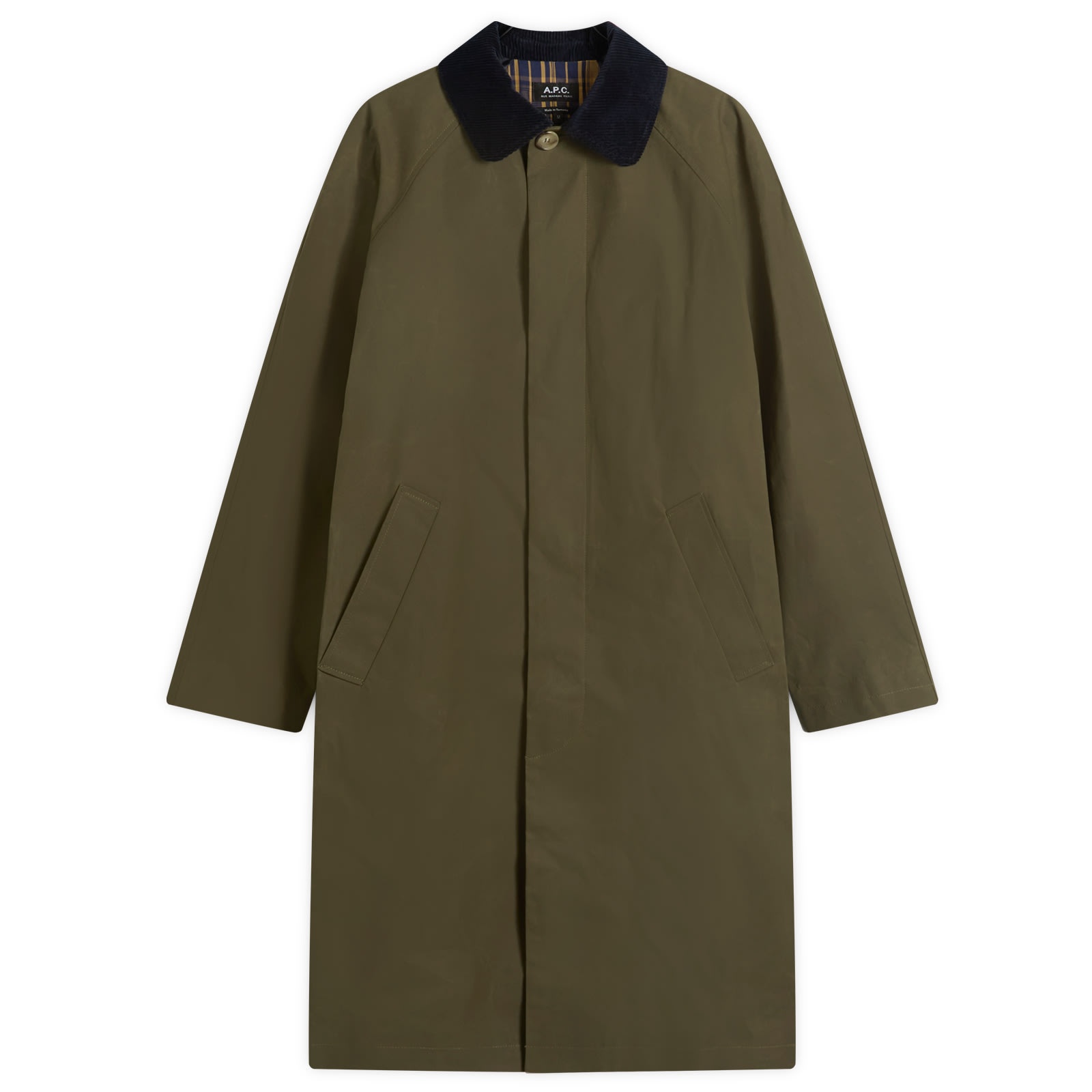 A.P.C. Gaspard Waxed Cotton Canvas Mac - 1