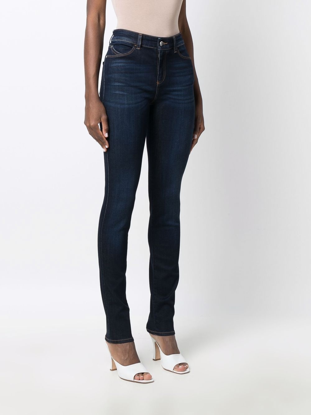 mid-rise skinny jeans - 3