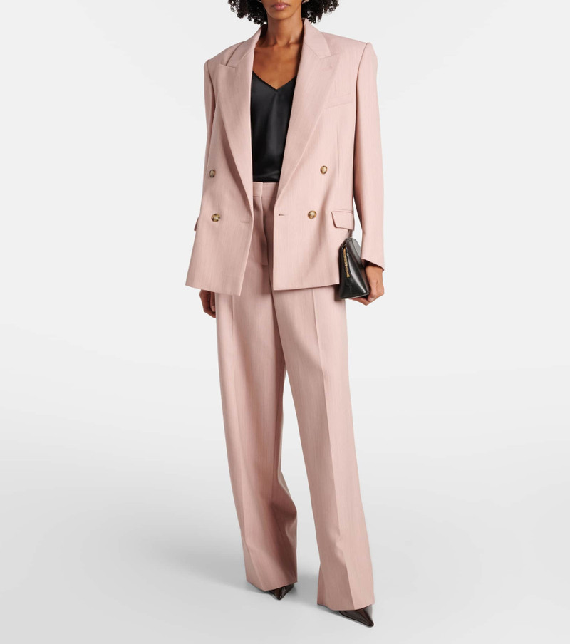 Stella McCartney Low-rise wool wide-leg pants outlook