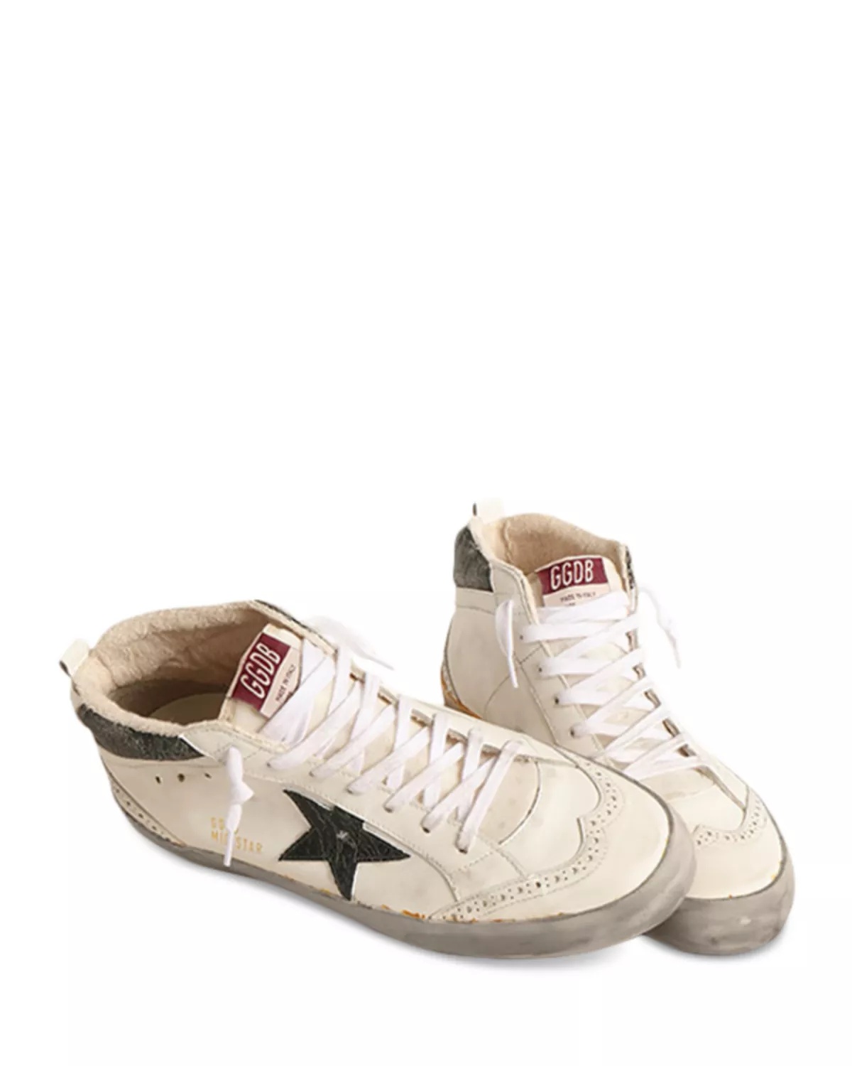 Men's Mid Star Lace Up Wingtip Sneakers - 2