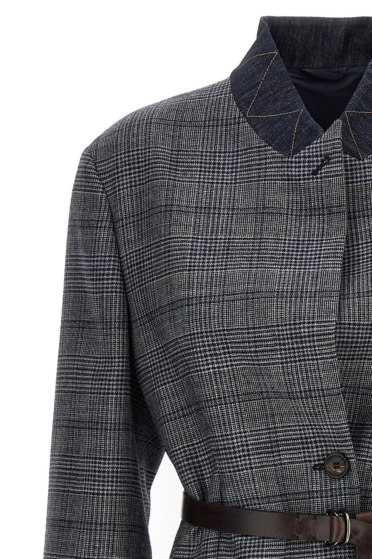 Brunello Cucinelli Women Monile Houndstooth Blazer - 4