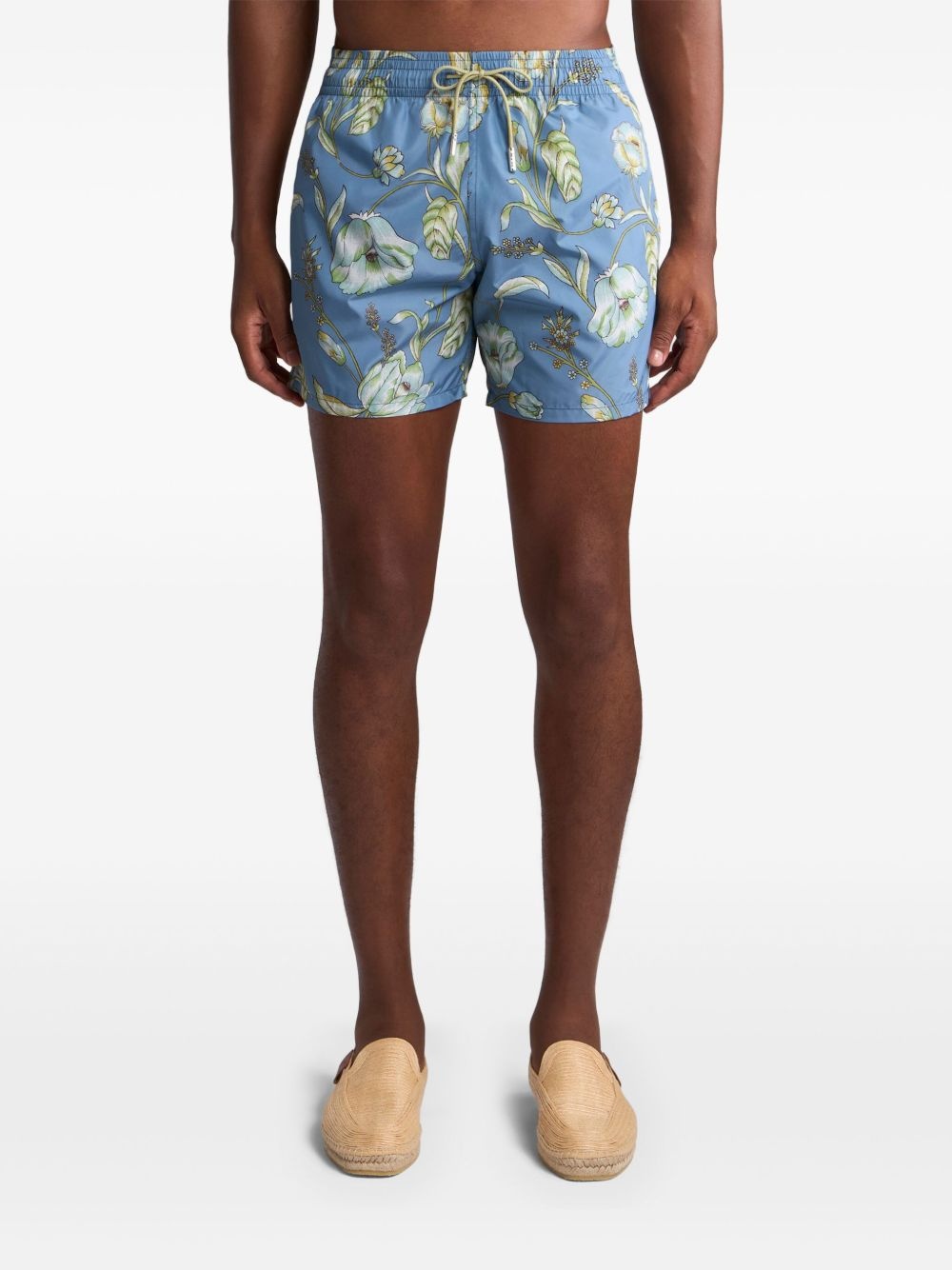 floral print swim shorts - 3
