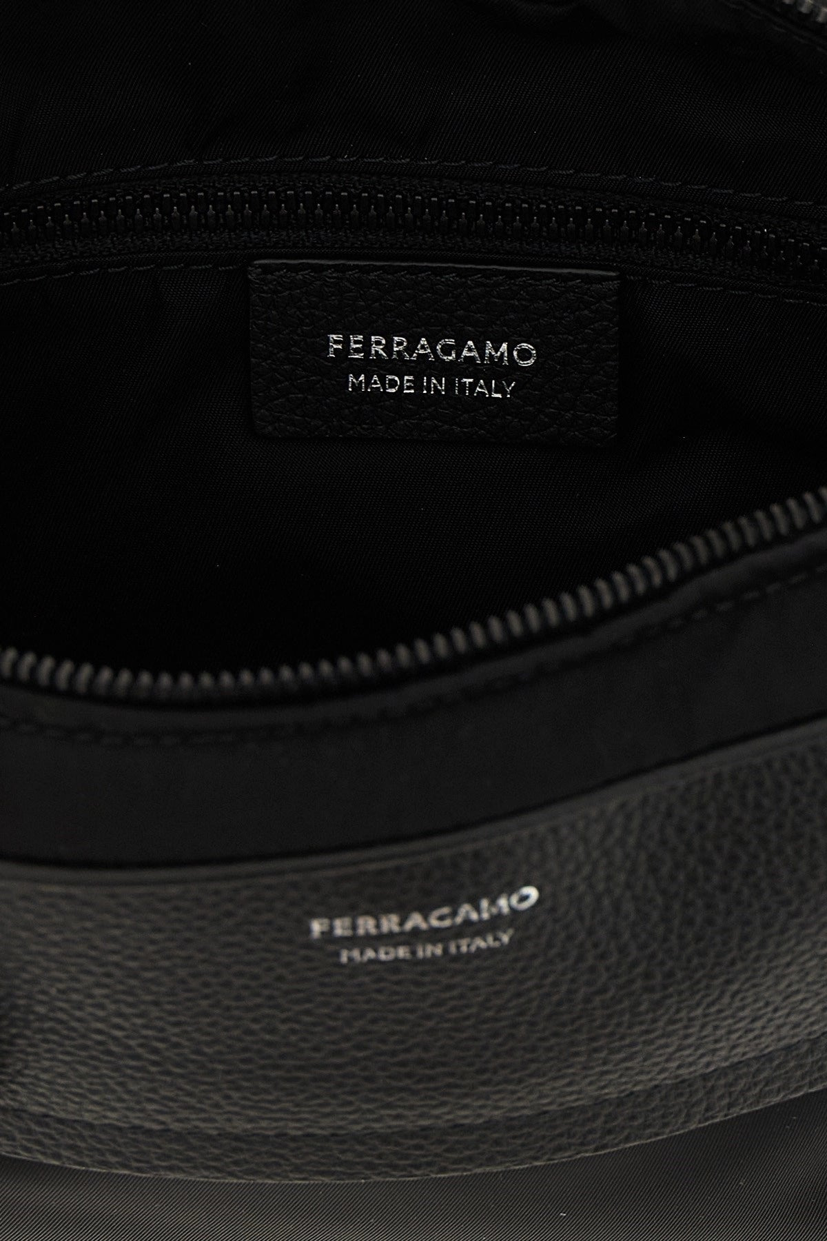 Ferragamo Men 'Twins Nylon' Crossbody Bag - 5
