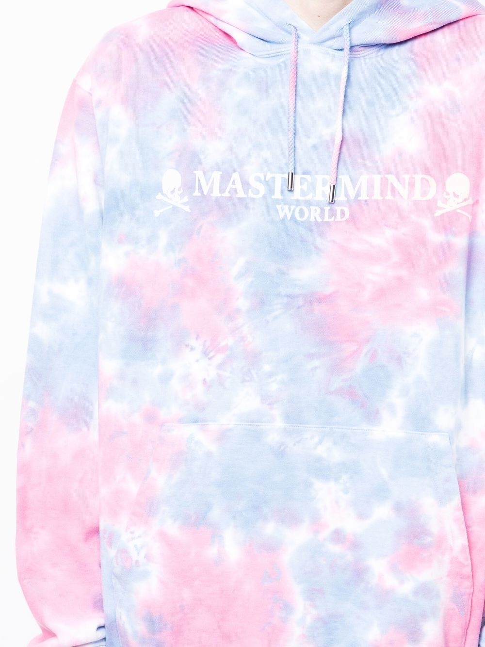 tie-dye logo-print hoodie - 5