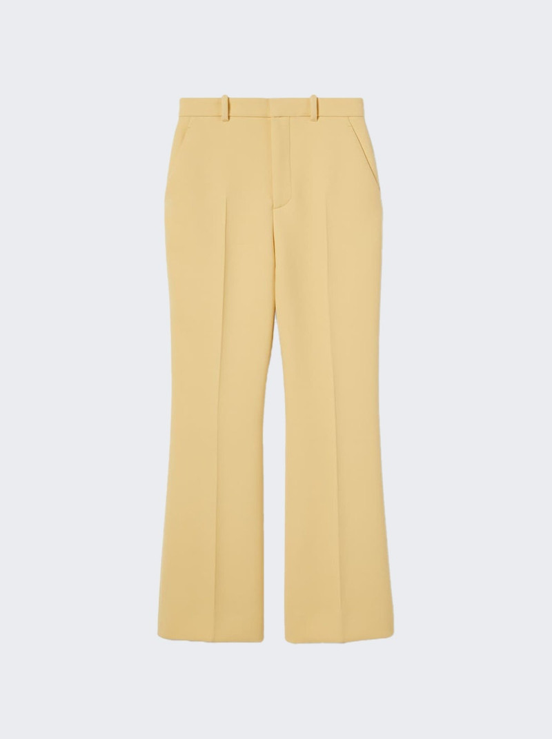 Light Wool Crepe Pants Granny Cream - 1