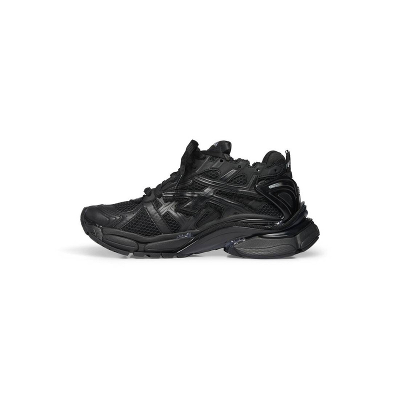 BALENCIAGA Men's Runner Sneaker in Black outlook