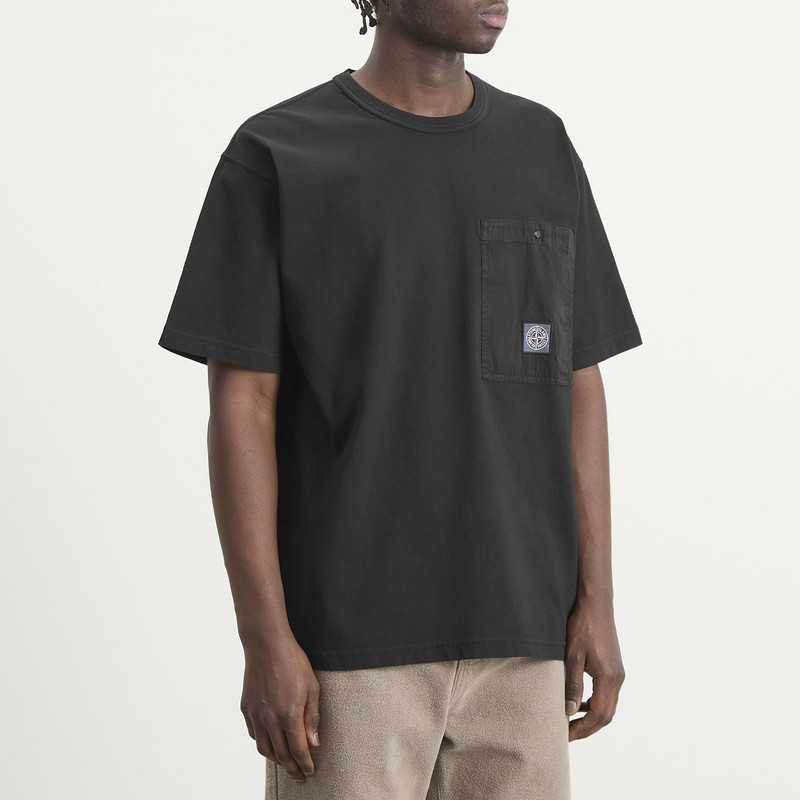 Stone Island Patch Logo Pocket T-Shirt 2