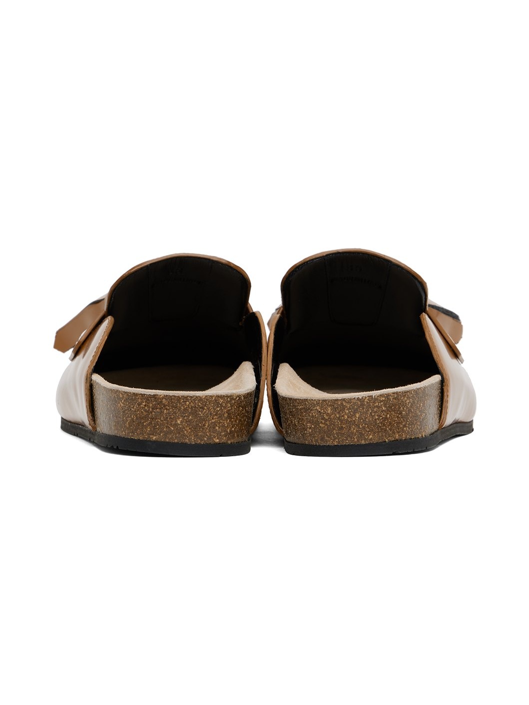 Tan Tassel Leather Loafers - 2