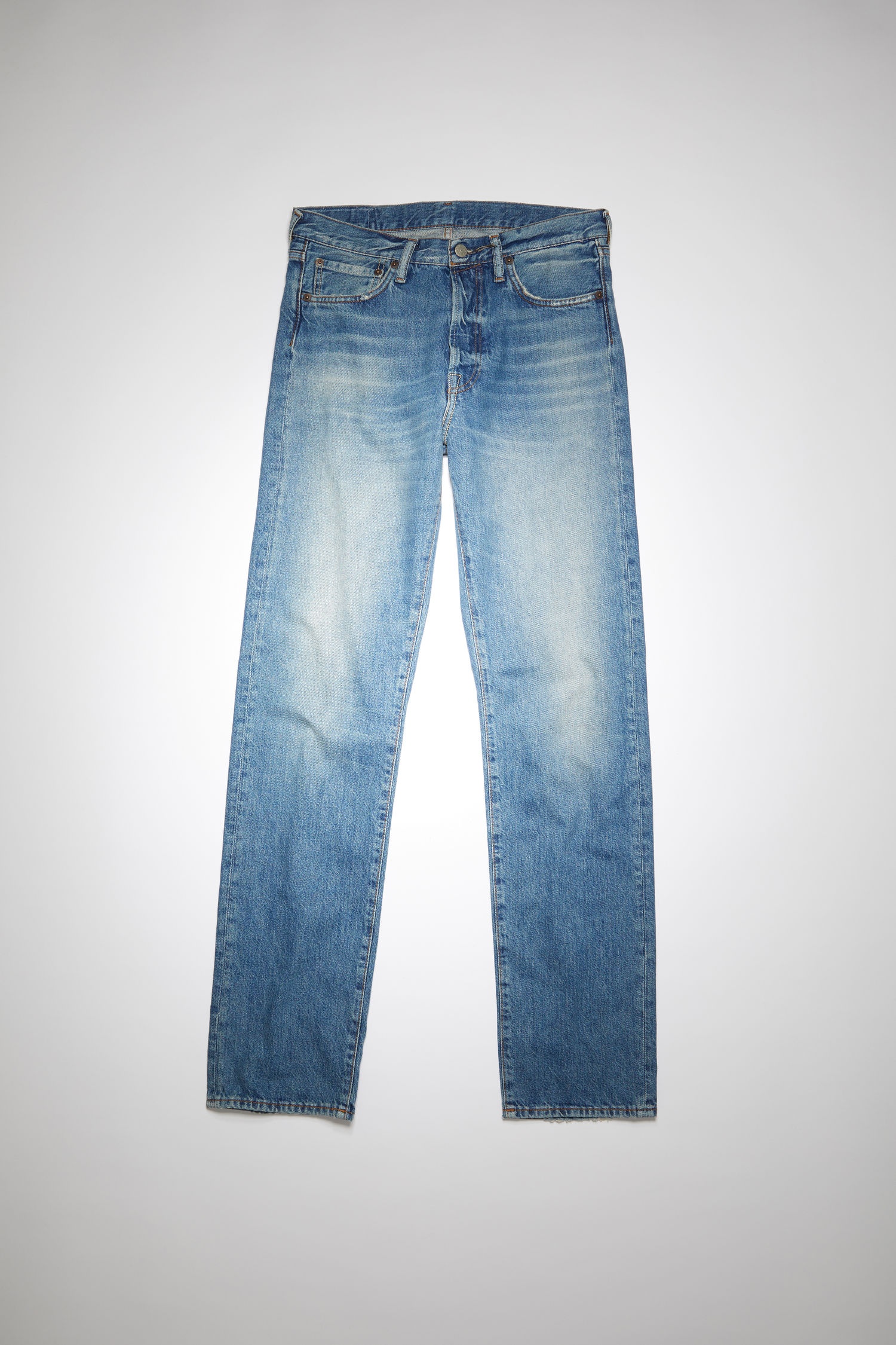 Straight fit jeans - Mid Blue - 1