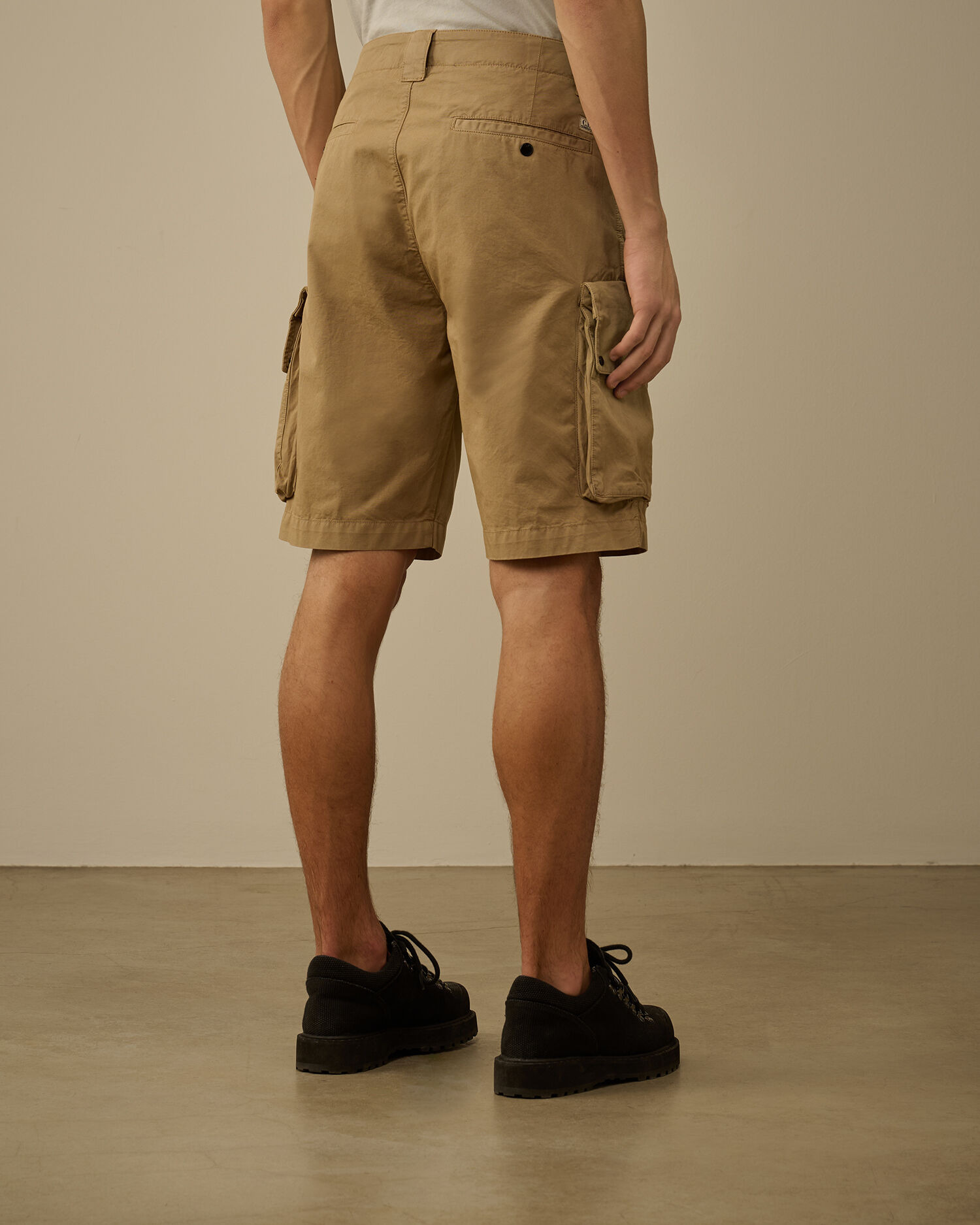 Cotton Gabardine Cargo Shorts - 4