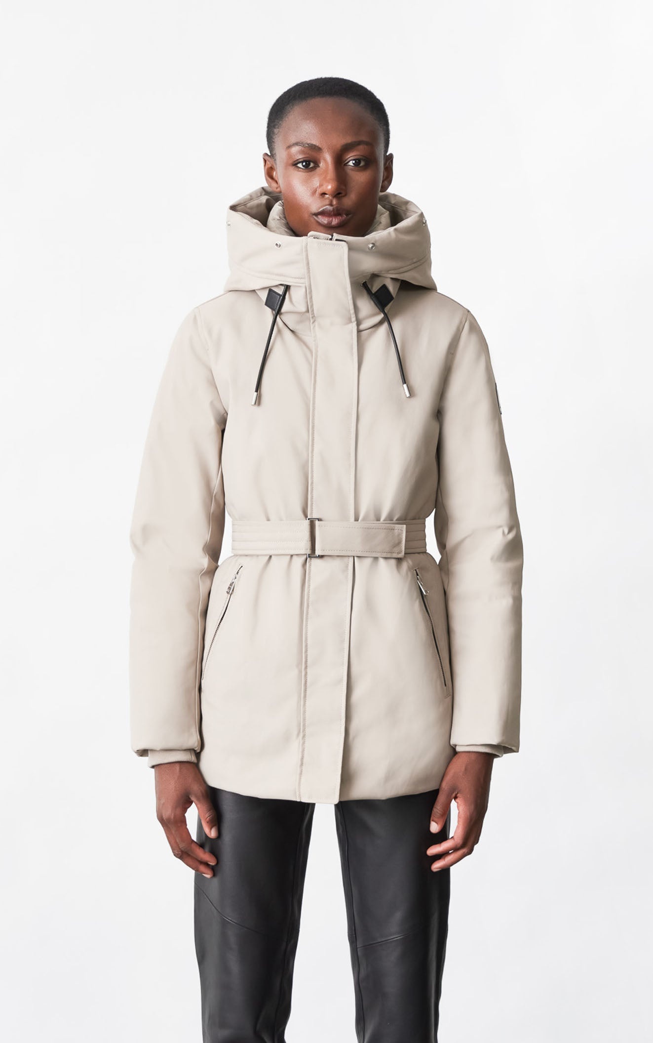 JENI 2-in-1 down parka with removable bib and natural fur - 7