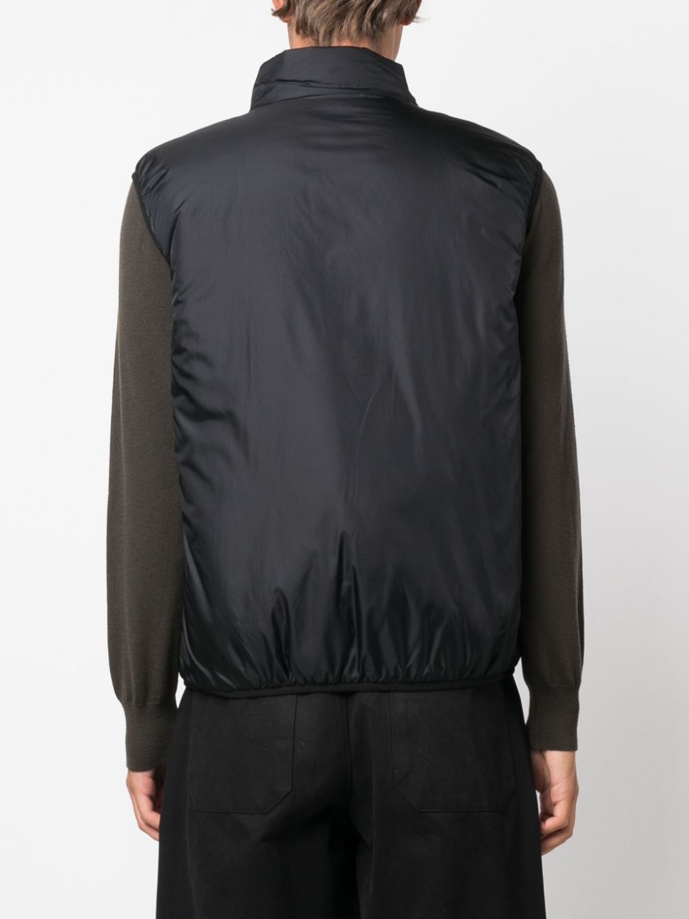 padded high-neck gilet - 4
