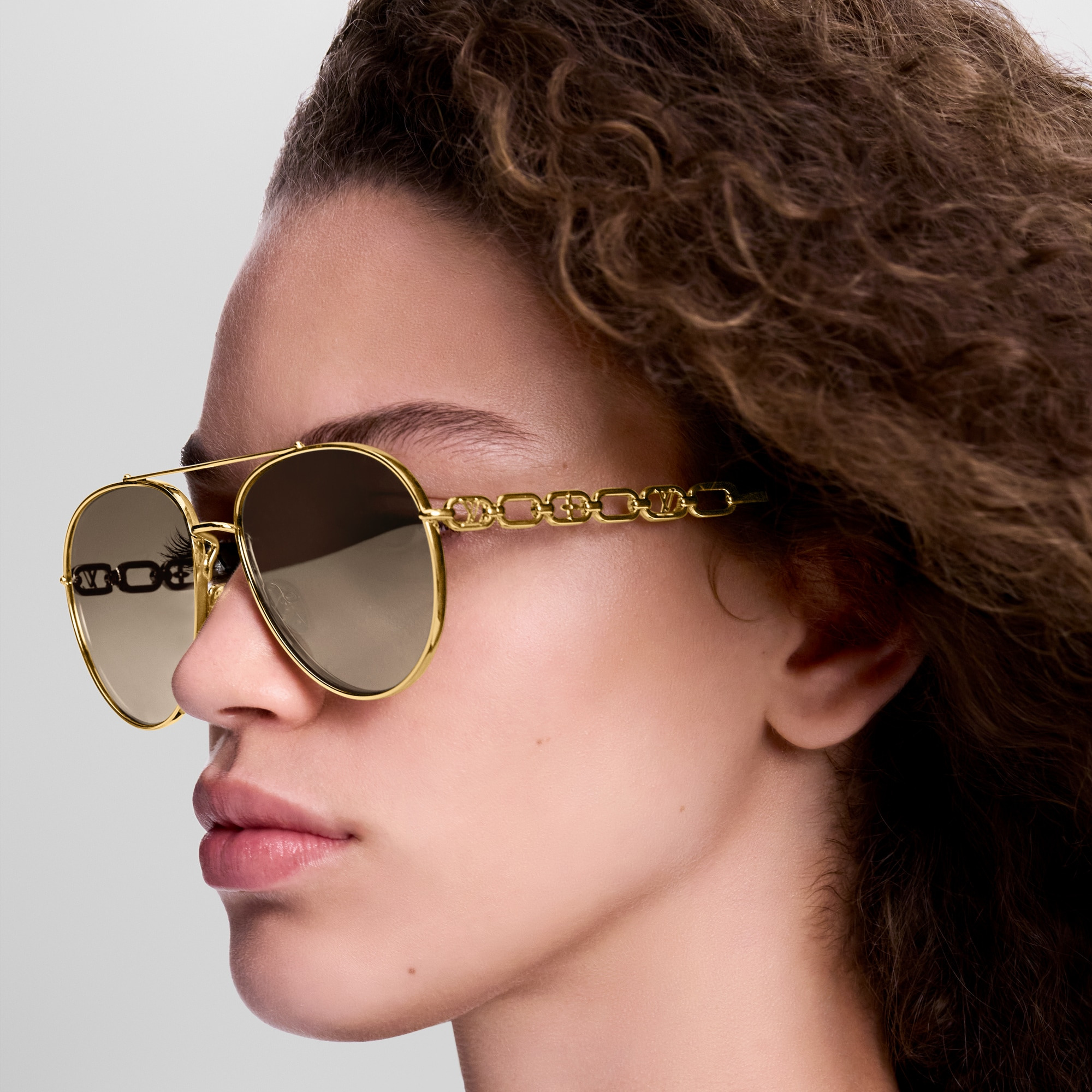 My LV Chain Pilot Sunglasses - 6