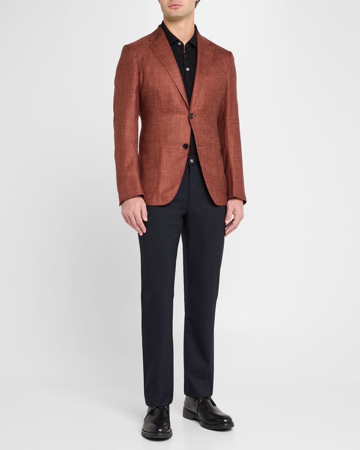 Men's Cashmere-Blend Houndstooth Sport Coat - 2