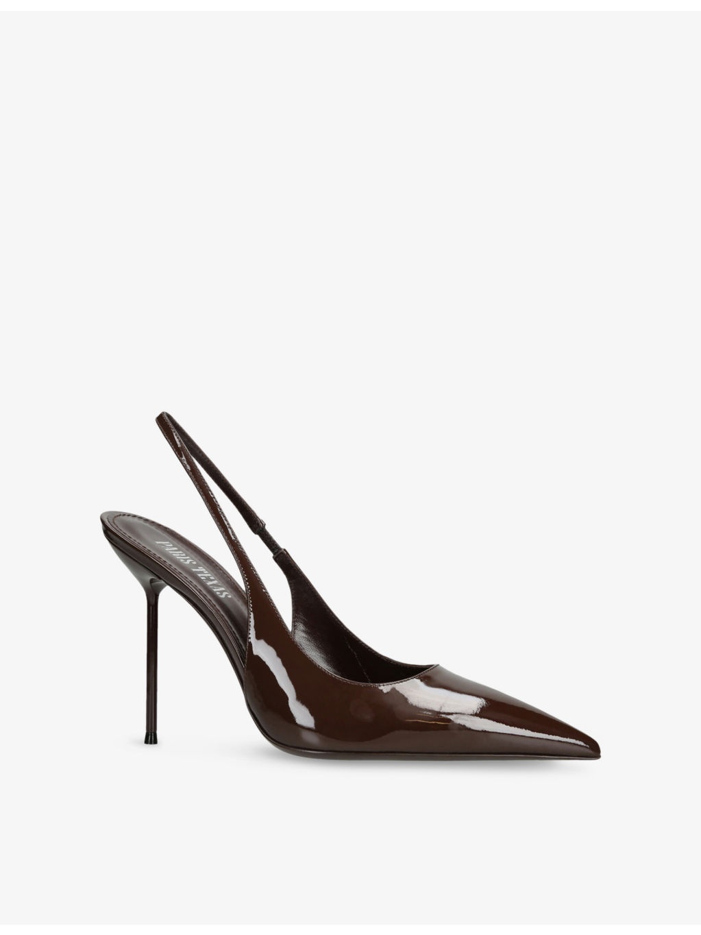 Lidia 105 Patent-Leather Slingback Courts - 3
