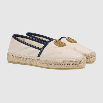 GUCCI Women's matelassé espadrille outlook