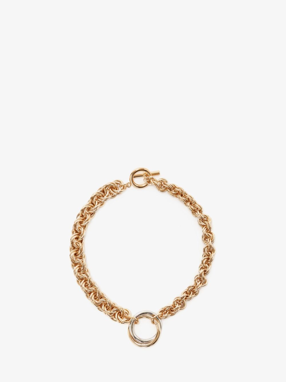 OVERSIZED LOOPS MULTI-LINK NECKLACE - 1