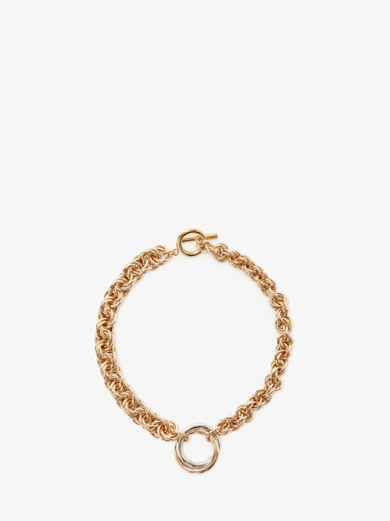 OVERSIZED LOOPS MULTI-LINK NECKLACE 1